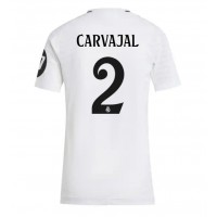 Camiseta Real Madrid Daniel Carvajal #2 Primera Equipación para mujer 2024-25 manga corta